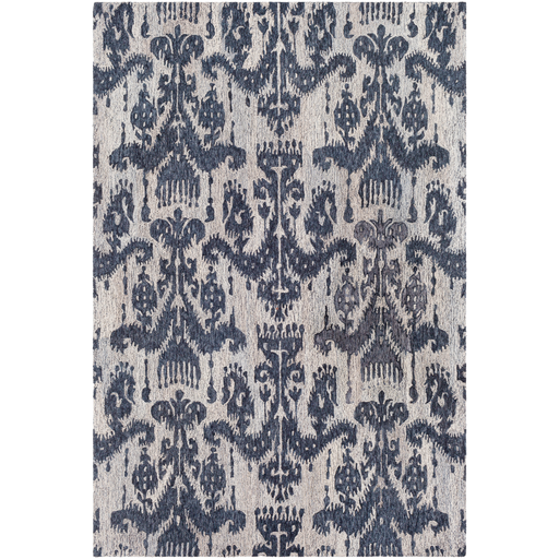 Cassini Rug in Navy and Dark Blue