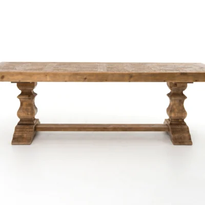 Castle Dining Table in Bleached Pine