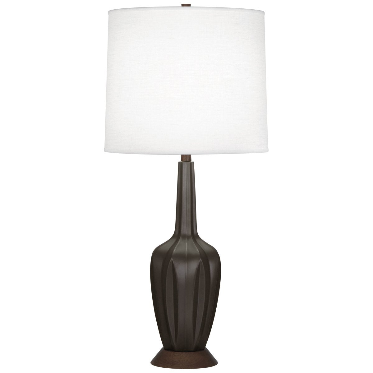 Cecilia Table Lamp in Various Finishes design by Robert Abbey