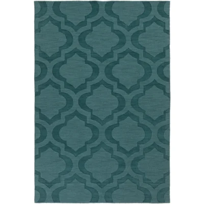 Central Park Rug in Teal