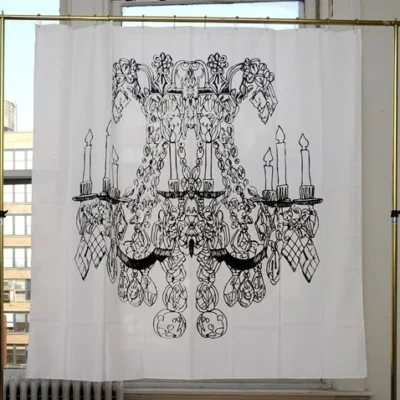 Chandelier Shower Curtain by Alexa Pulitzer design by Izola