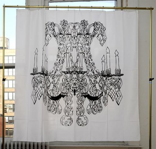 Chandelier Shower Curtain by Alexa Pulitzer design by Izola