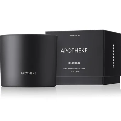 Charcoal 3 Wick Candle design by Apotheke