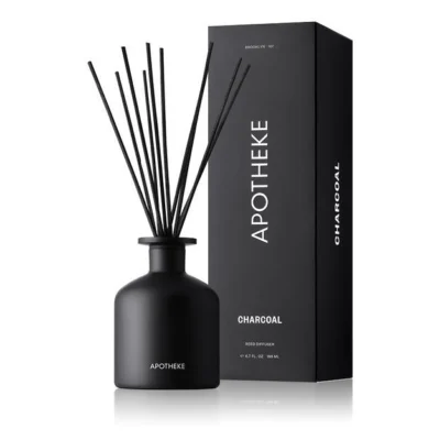 Charcoal Reed Diffuser design by Apotheke