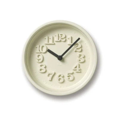Chiisana Clock in White design by Lemnos
