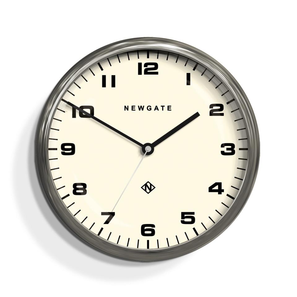 Chrysler Wall Clock in Burnished Stainless Steel design by Newgate