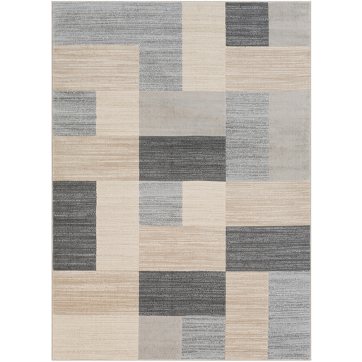 City Rug in Light Gray and Taupe