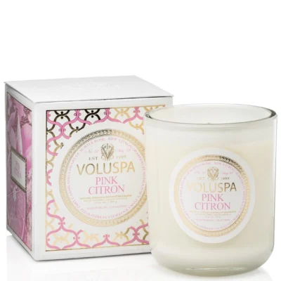 Classic Maison Candle in Pink Citron design by Voluspa