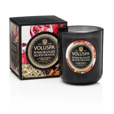 Classic Maison Candle in Pomegranate and Blood Orange design by Voluspa