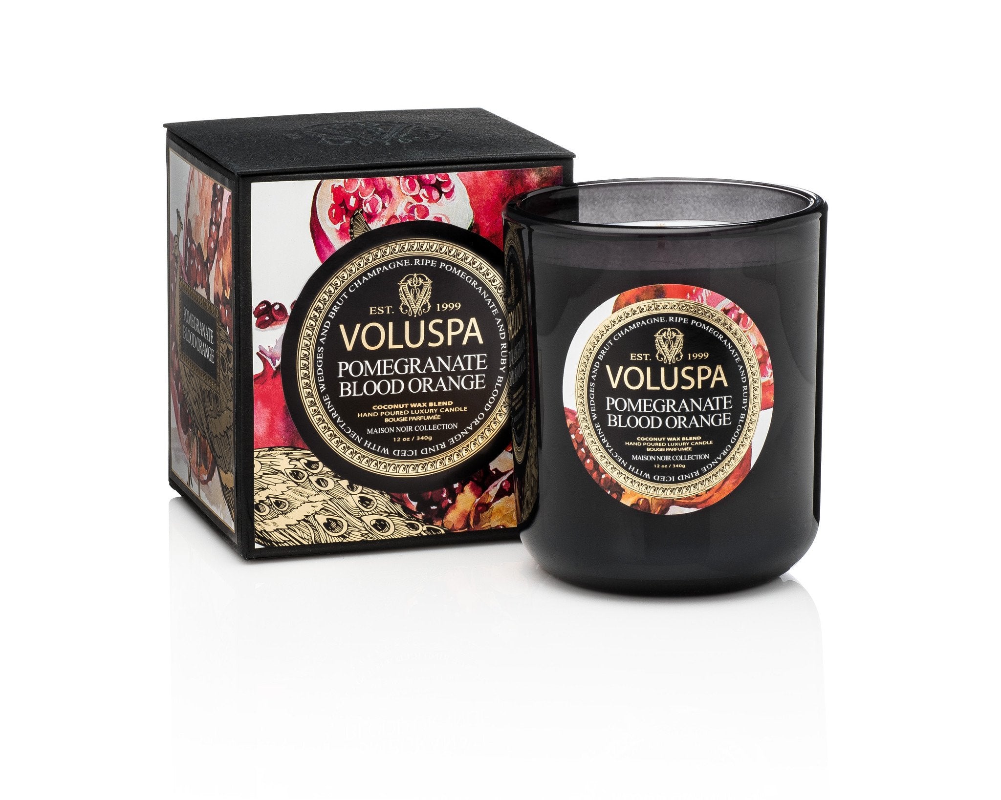 Classic Maison Candle in Pomegranate and Blood Orange design by Voluspa