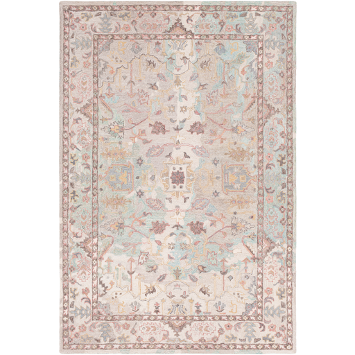 Classic Nouveau Rug in Khaki and Cream