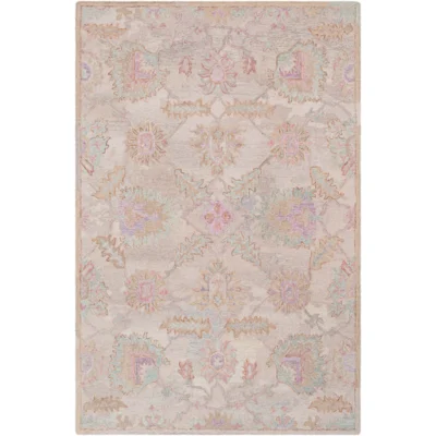 Classic Nouveau Rug in Khaki and Taupe