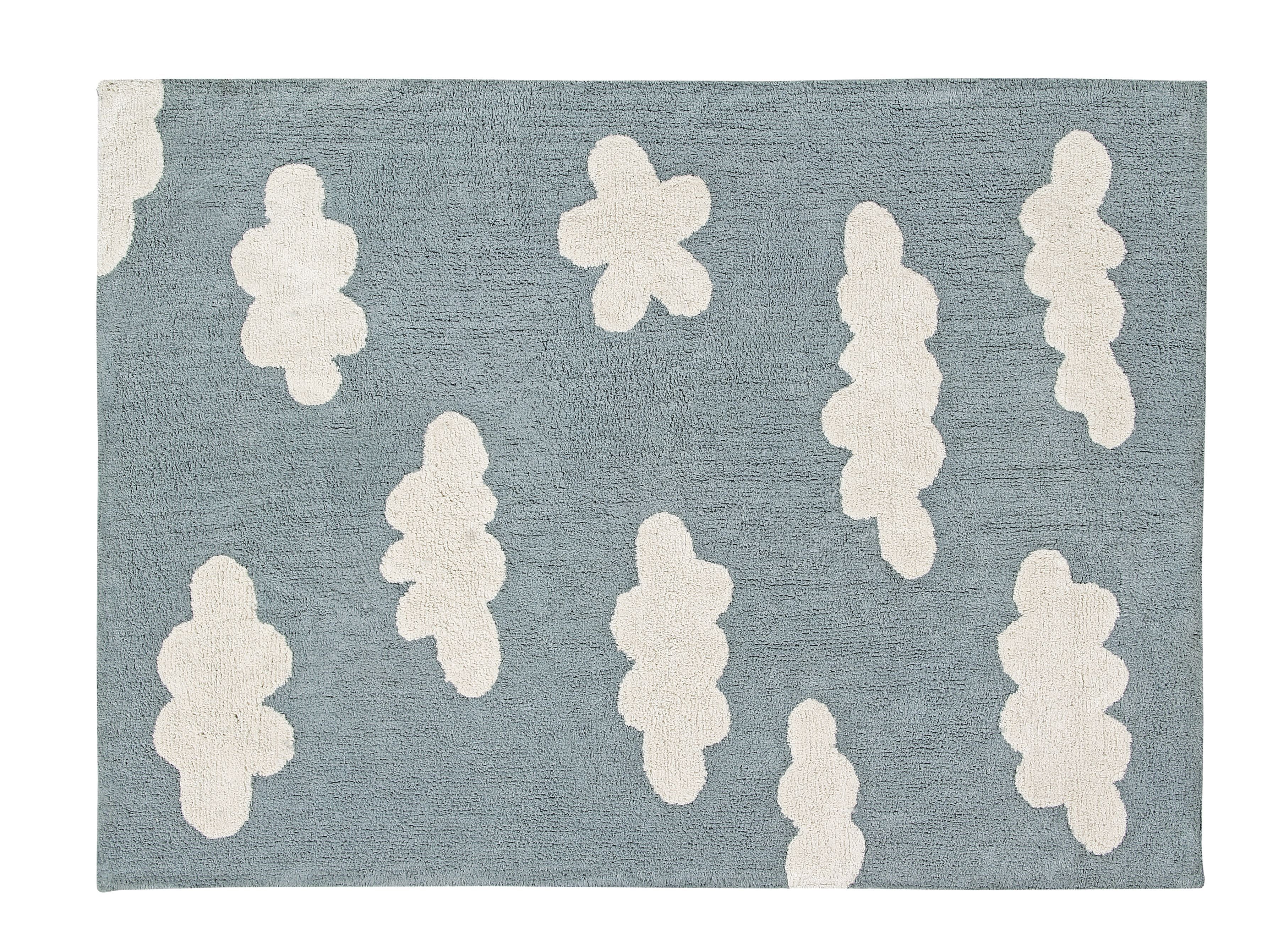 Clouds Rug in Vintage Blue design by Lorena Canals