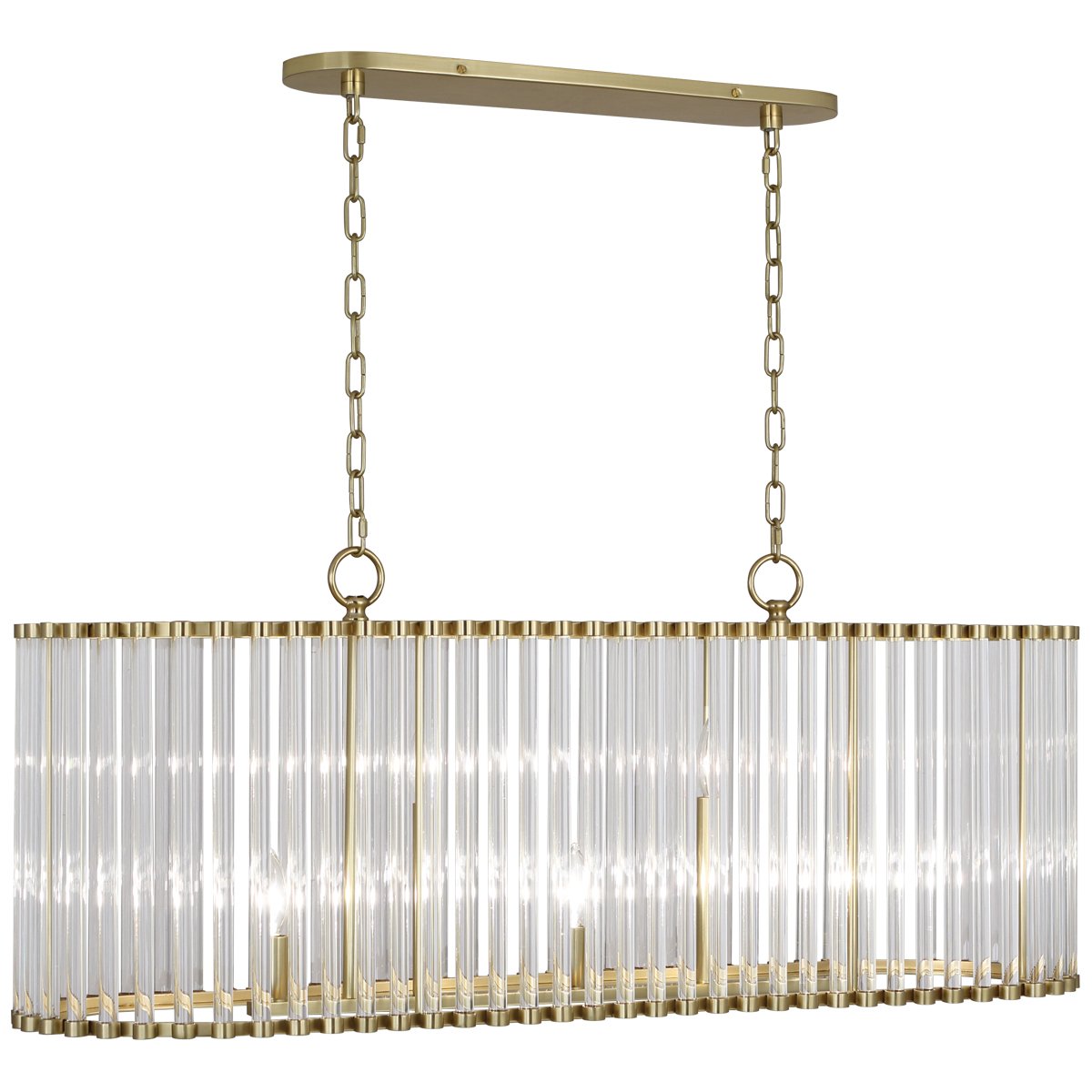 Cole Chandelier in Various Finishes design by Robert Abbey