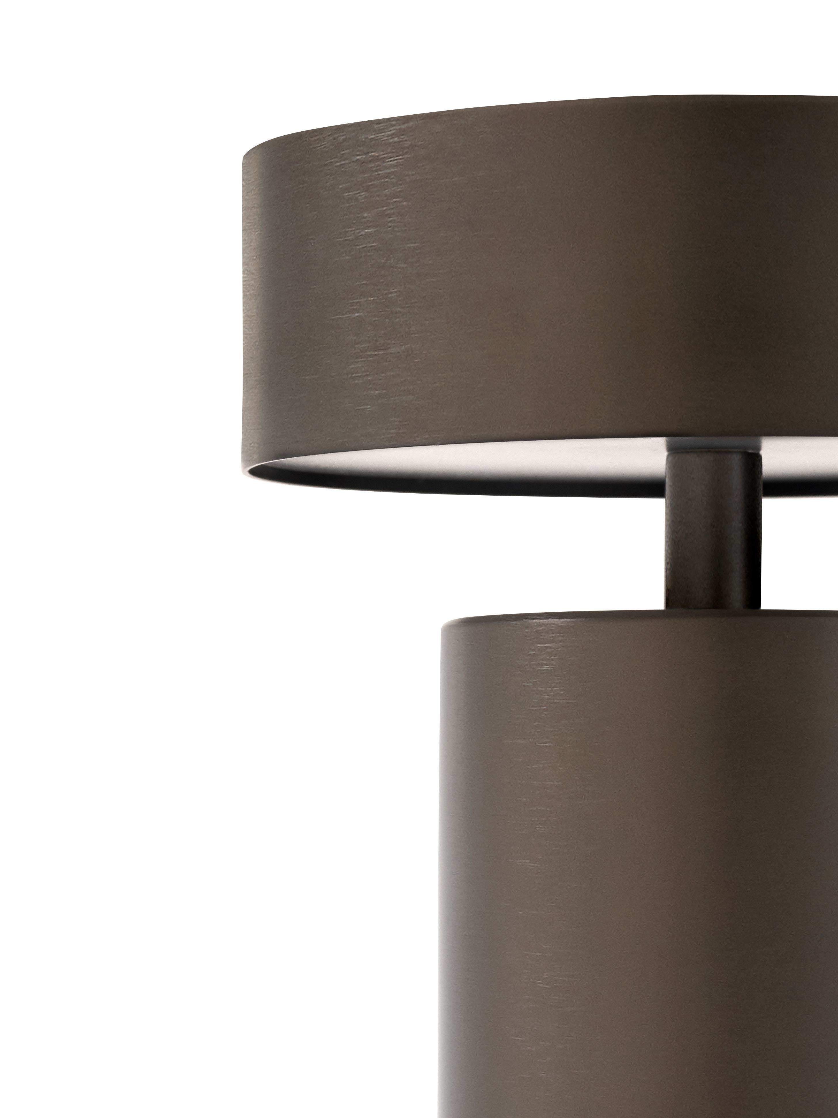 Column LED Table lamp in Bronze by Menu