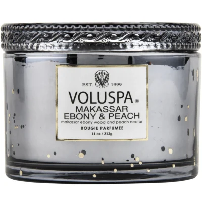 Corta Maison Candle in Makassar Ebony and Peach design by Voluspa