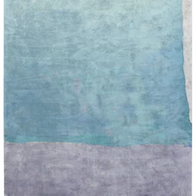 Cozzo Di Naro Hand Tufted Rug in Light Blue design by Second Studio