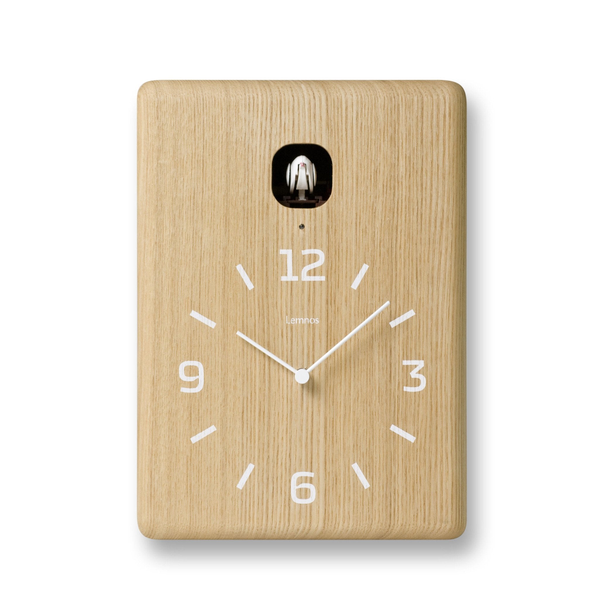 Cucu Wall Clock in Natural design by Lemnos