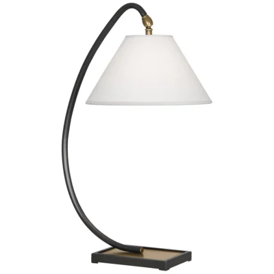 Curtis Table Lamp in Various Finishes design by Robert Abbey