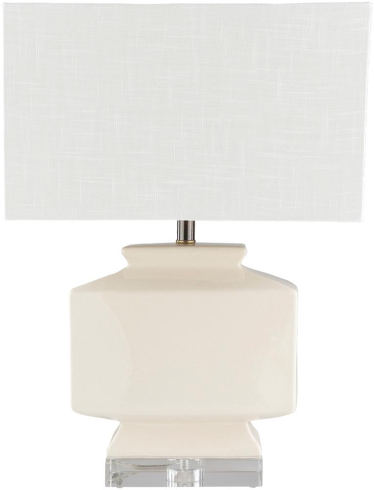 Cutler Table Lamp in Cream and Ivory