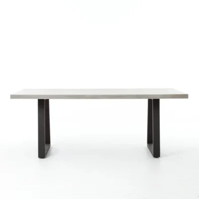 Cyrus Dining Table in Black and Light Grey