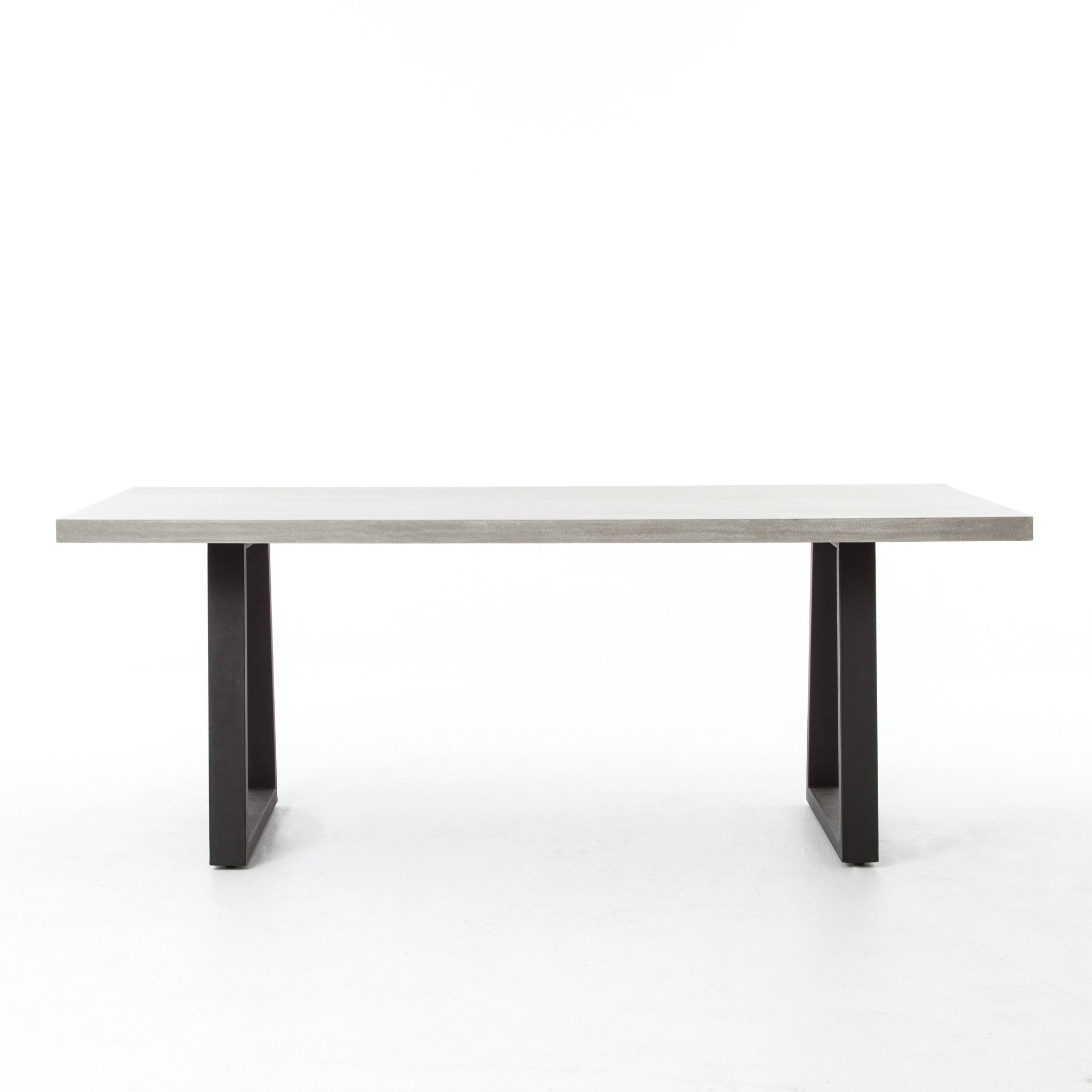 Cyrus Dining Table in Black and Light Grey