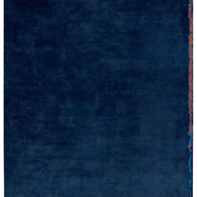 Dijon Nester Hand Knotted Rug in Dark Blue design by Second Studio