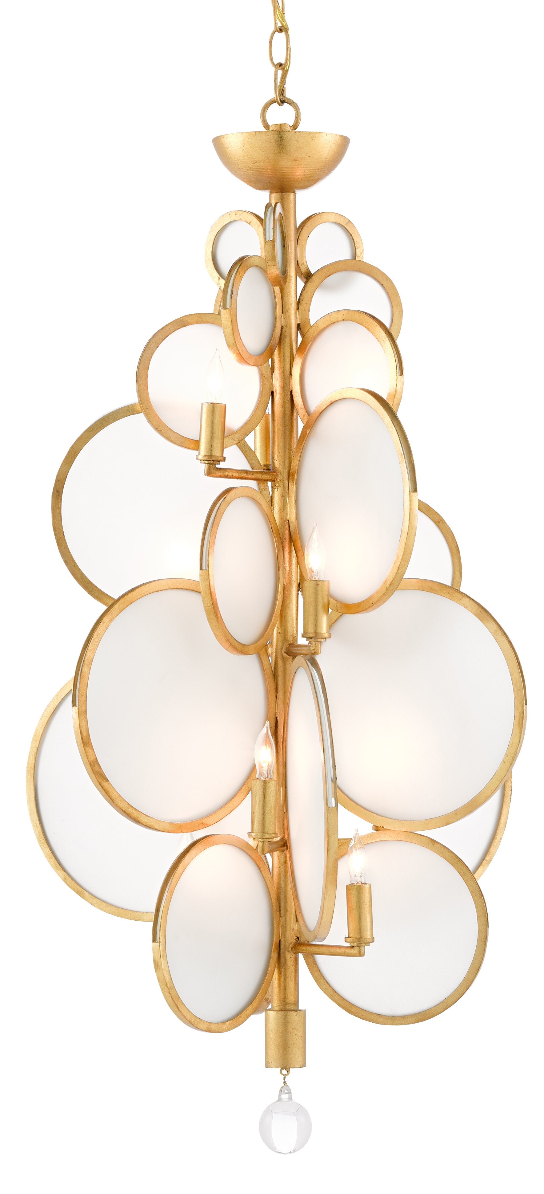 Dish Chandelier by Currey and Company