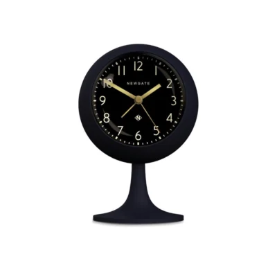 Dome Alarm Clock in Silicone Petrol Blue with Black Face design by Newgate