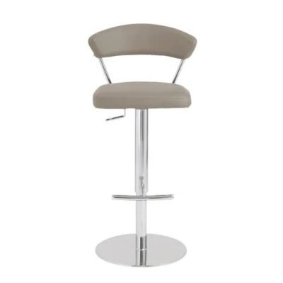 Draco Bar Counter Stool in Taupe design by Euro Style