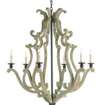 Durand Chandelier design by Currey and Company