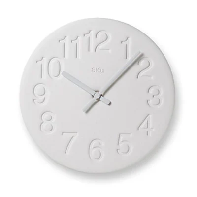 Earth Wall Clock in White design by Lemnos