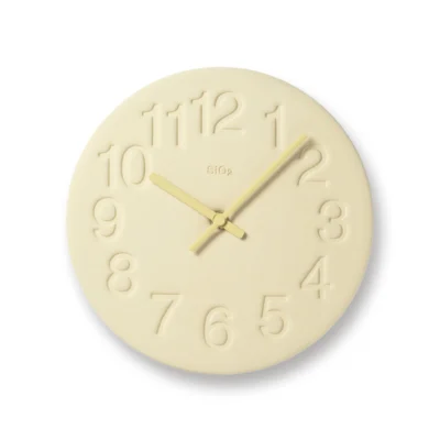 Earth Wall Clock in Yellow design by Lemnos