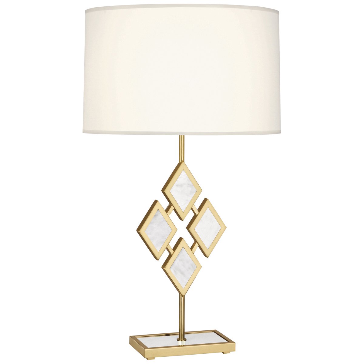 Edward Table Lamp in Various Finishes design by Robert Abbey