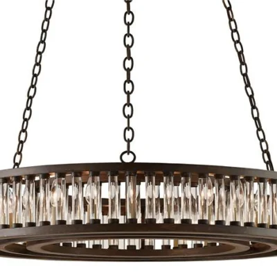 Elixir Round Chandelier design by Currey and Company