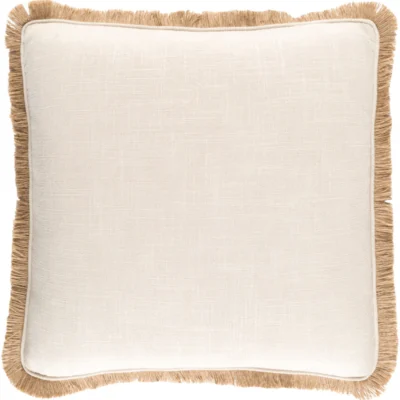 Ellery Woven Pillow in Beige