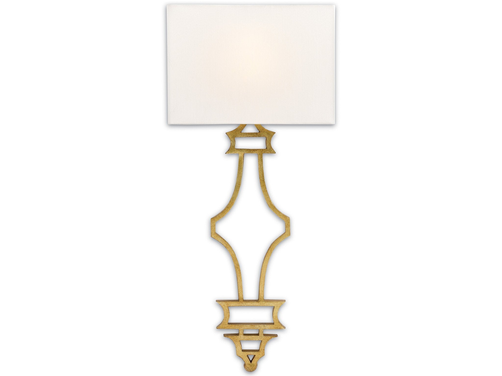 Eternity Wall Sconce in Antique Gold Leaf design by Currey and Company