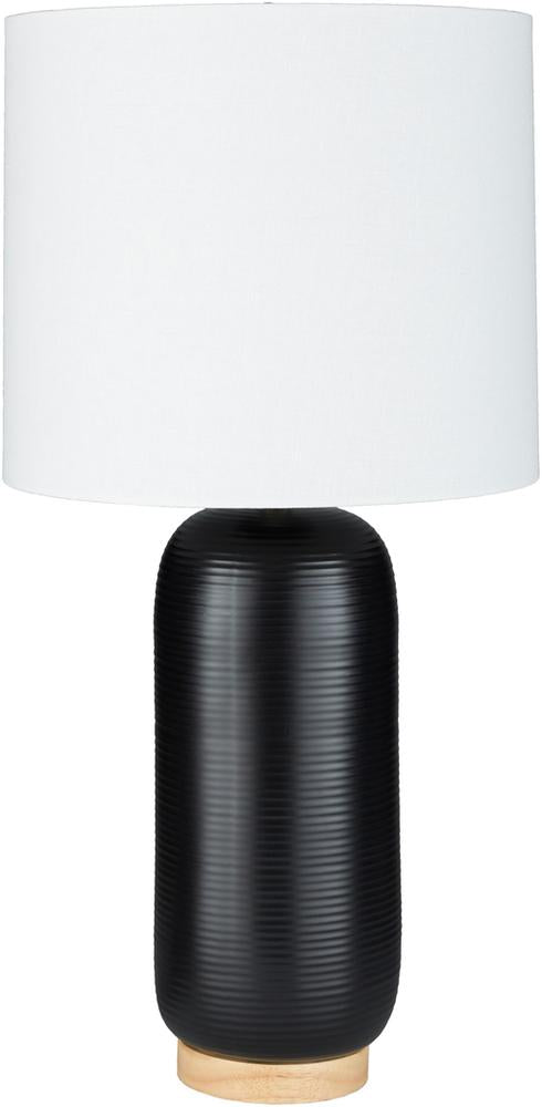 Everly Table Lamp in Black and White