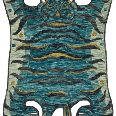 Feroz Rug in Teal by Justina Blakeney for Loloi