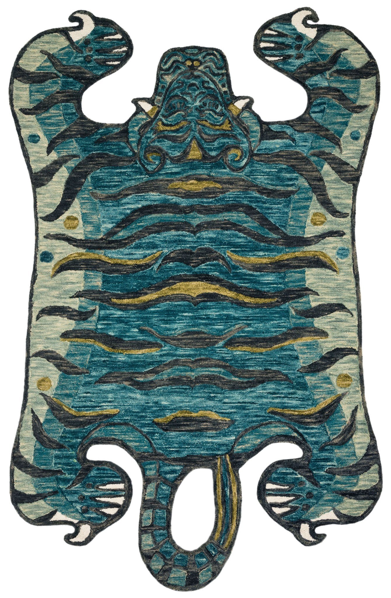 Feroz Rug in Teal by Justina Blakeney for Loloi