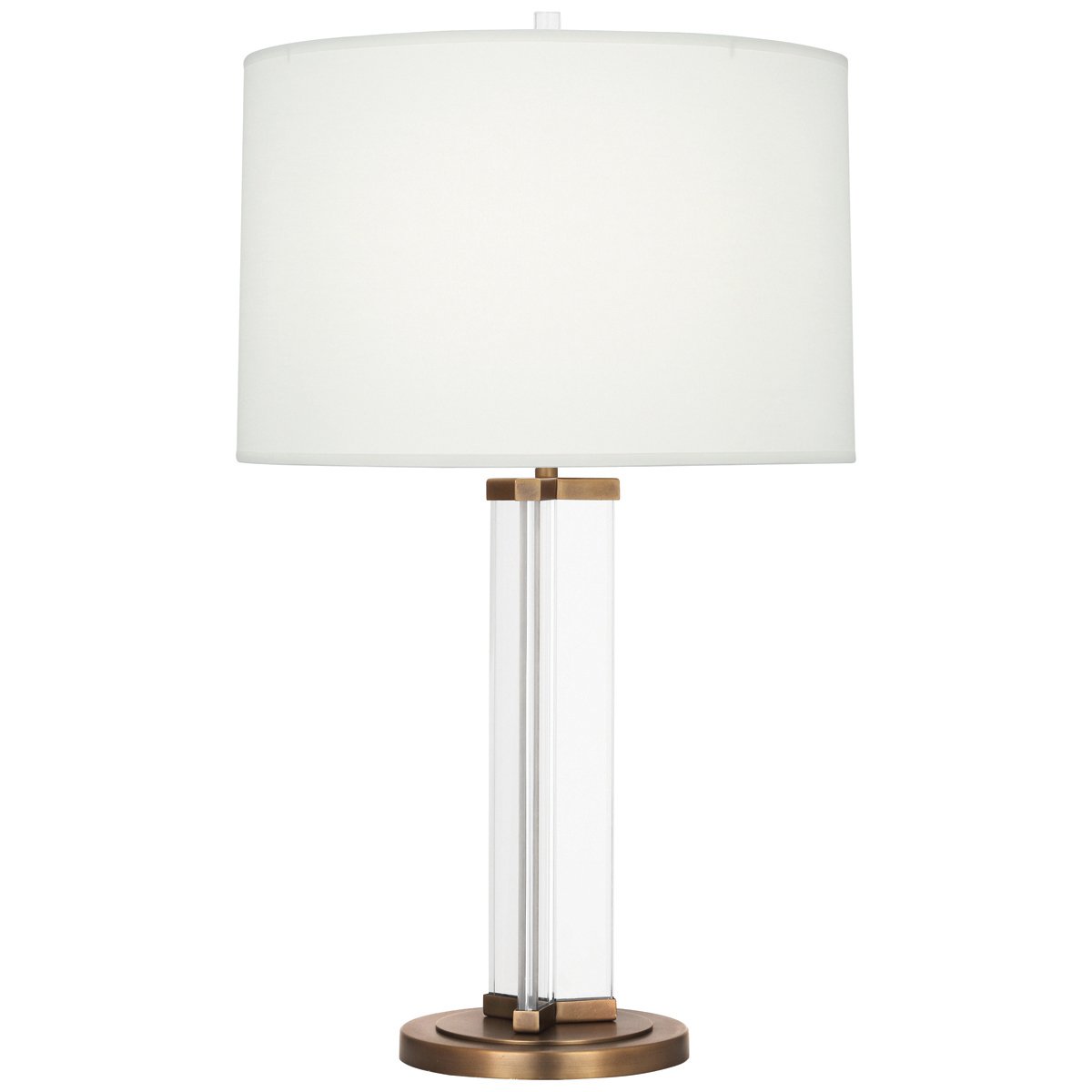 Fineas Column Table Lamp in Various Finishes design by Robert Abbey