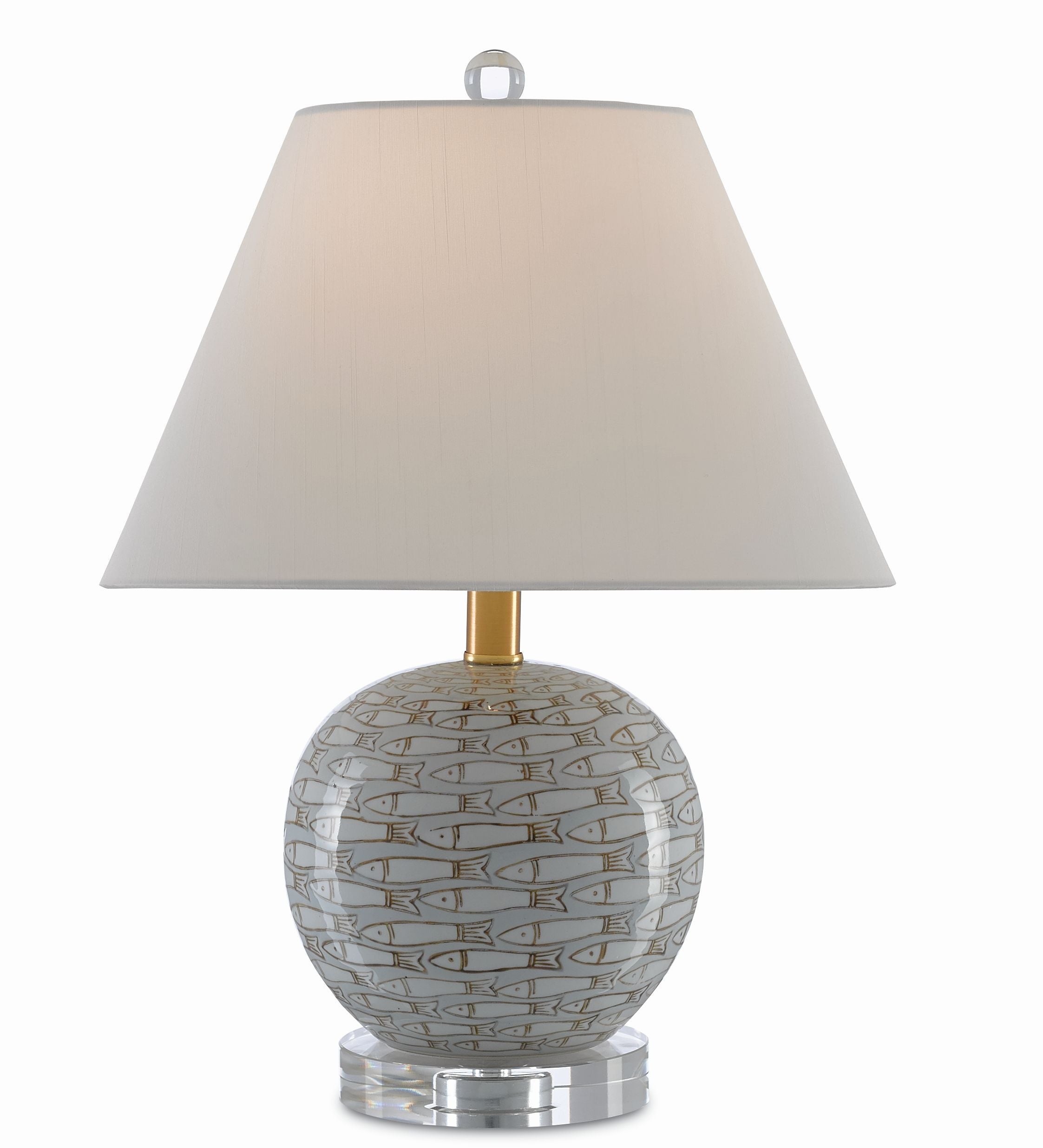 Fisch Table Lamp in Various Sizes design by Currey and Company