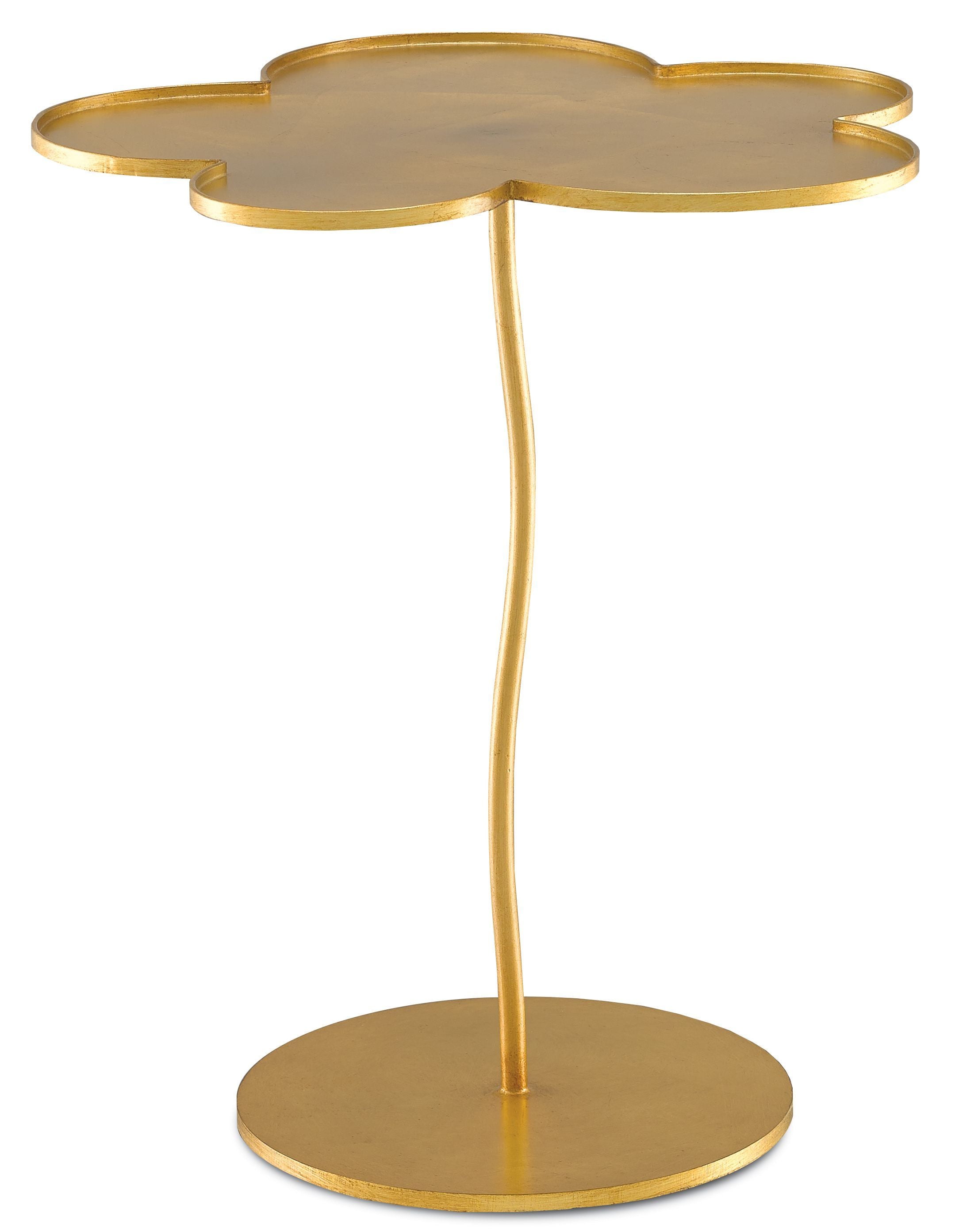 Fleur Small Accent Table design by Currey and Company