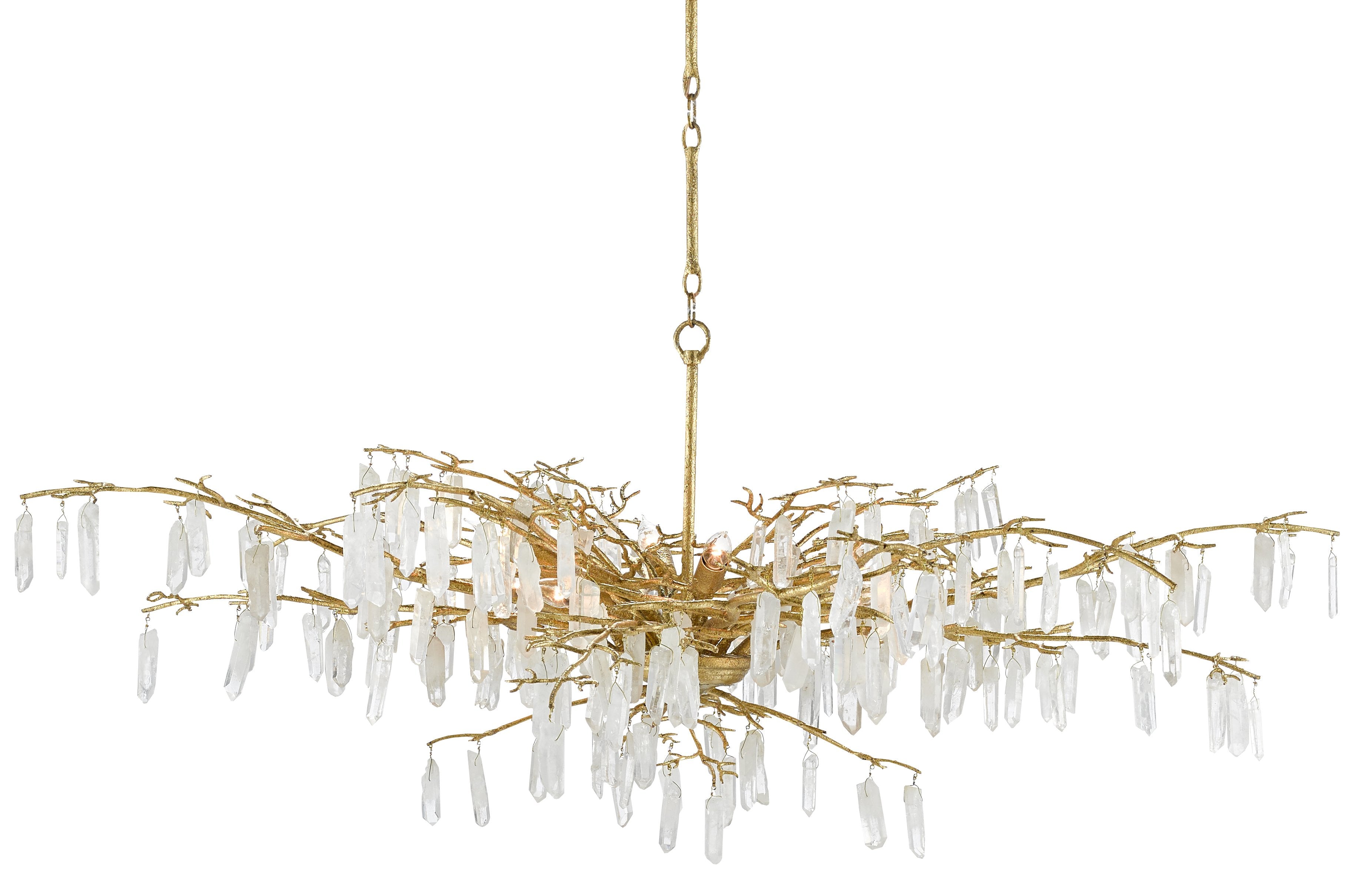 Forest Dawn Chandelier by Currey and Company