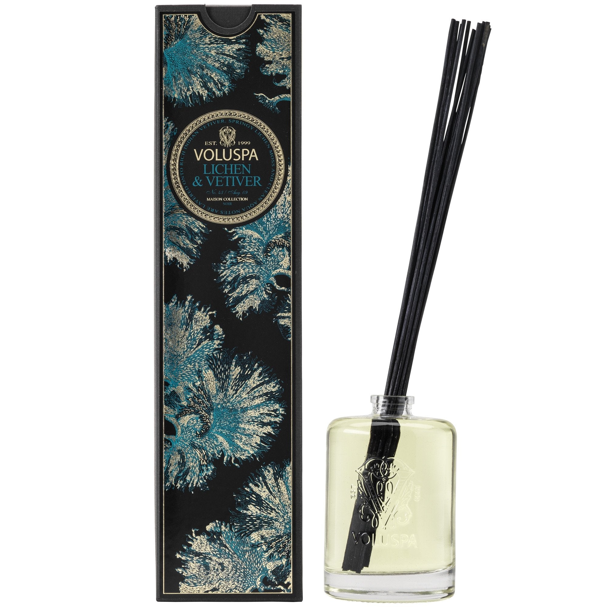 Fragrant Oil Diffuser in Lichen and Vetiver design by Voluspa