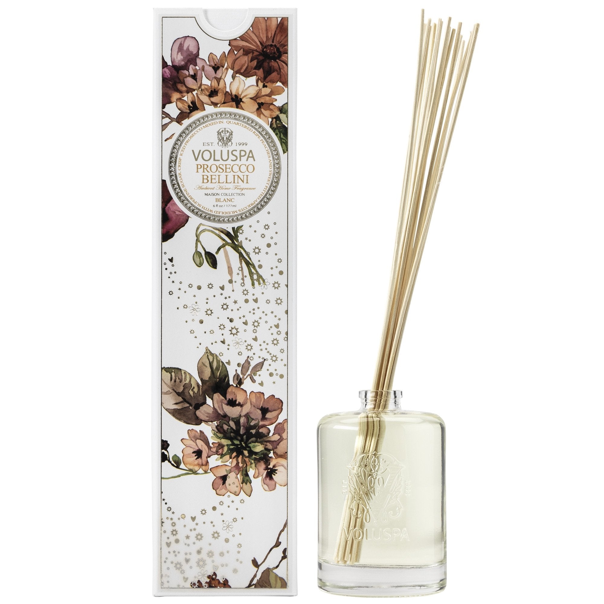 Fragrant Oil Diffuser in Prosecco Bellini design by Voluspa