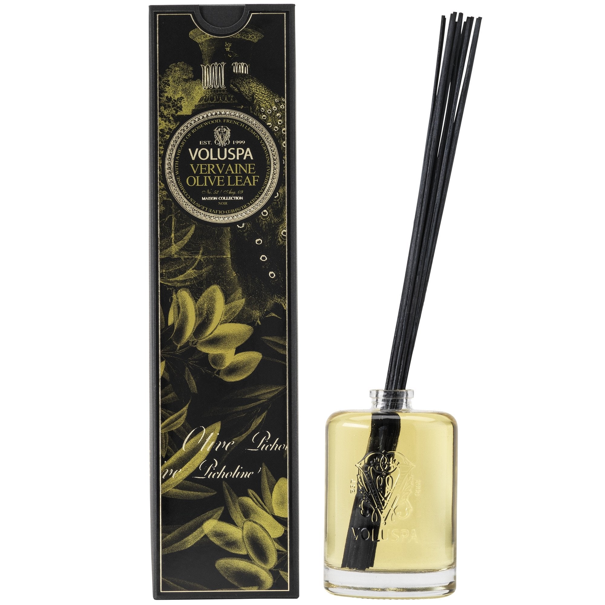 Fragrant Oil Diffuser in Vervaine Olive Leaf design by Voluspa