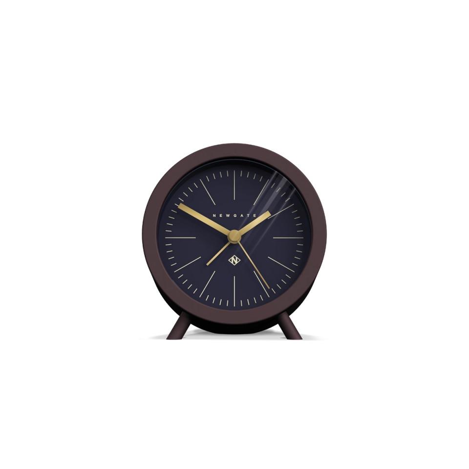 Fred Alarm Clock in Silicone Chocolate Black design by Newgate