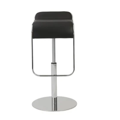 Freddy Adjustable Bar Counter Stool in Black design by Euro Style