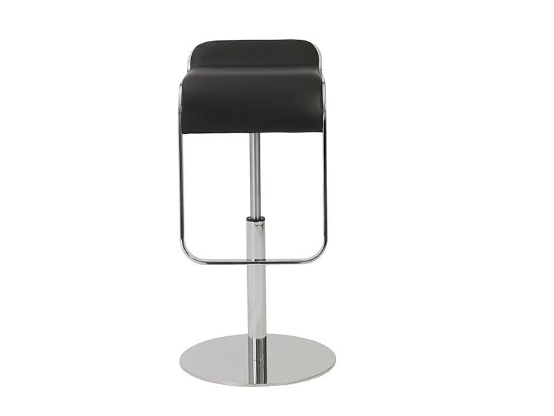 Freddy Adjustable Bar Counter Stool in Black design by Euro Style